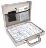 Leather Mexican Train Game Set - Silver